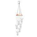 Wovilon Wind Chime Solar Angel Wind Chime Mobile Wind Chimes Outdoor Color Changing Led Hanging Lamp Wind Chimes For Outdoor Gardening Lighting Decoration Home Gifts For Mom