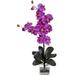 Nearly Natural Double Giant Phalaenopsis w/Vase