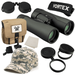 Vortex Optics Crossfire HD 10x50 Green Binocular with Free Hat (Camo Digital) Bundle