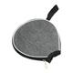 Uxcell Ping Pong Paddle Case Table Tennis Racket Case Half Soft Cover Container Bag Grey