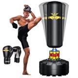 FEIKUQI Boxing Punching Bag with Stand Freestanding Heavy Bag 70 -205lbs Kickboxing Bag with Stand for Adult Youth Kids Men Women Heavy Punching Bag for Home Office Gym with Boxing Glove