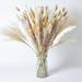 Baywell 100PCS Beautiful Natural Pampas Grass Bouquet Decor | Long-Lasting Dried Flowers Bouquet for Boho Home Decor and Boho Wedding Decor