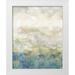 Nan 20x24 White Modern Wood Framed Museum Art Print Titled - Color Block Meadow II