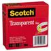 Scotch Transparent Tape 600 2P34 72 3/4 x 2592 3 Core Transparent 2/Pack