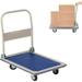 CLEARANCE! Folding Platform Cart Heavy Duty Hand Truck Moving Push Flatbed Dolly Cart for Warehouse Home Office 660 lbs Weight Capacity
