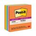 Post-it Super Sticky Notes 4 in x 4 in Energy Boost Collection Lined 6/Pack