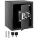 Vevor Safe Box 1.7 cu. ft. Fingerprint Safe Box for Money with 2 Keys & Digital Keypad Q235 Steel Safe Box