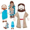 13 inch Jesus Doll Cute Christian Stuffed Plush of Son of God for Children Church Sunday School Religious Gift Kids Jesus Gift