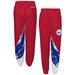 Youth Mitchell & Ness Red Philadelphia 76ers Paintbrush Windbreaker Pants