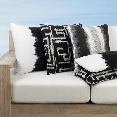 Resilience Indoor/Outdoor Pillow Collection by Elaine Smith - Transition, 12" x 20" Lumbar Transition - Frontgate