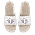 Youth ISlide White Texas Southern Tigers Primary Fur Slide Sandals