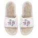Youth ISlide White Texas Southern Tigers Primary Fur Slide Sandals
