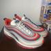 Nike Shoes | Nike Air Max 97 Denim Usa Chile Red White Blue Men's Sz 10.5 Wo 9.5 - Dj5171-600 | Color: Blue/Red | Size: 10.5