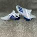 Adidas Shoes | Adidas Adizero Young King Blue White Floral Football Cleats Fu6707 Size 8 New | Color: Blue/White | Size: 8