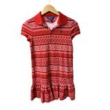 Polo By Ralph Lauren Dresses | Girls Polo Ralph Lauren Red Patterned Polo Dress | Color: Black/Red | Size: 12g