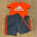 Adidas Matching Sets | Adidas Set Boys 5/6 | Color: Gray/Orange | Size: Sb