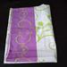 Disney Bedding | Disney Fairies Twin Flat Sheet Purple White Lime Green Pattern | Color: Green/Purple | Size: Twin