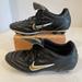 Nike Shoes | Nike Jr Tiempo 750 Ii Vt Versatract Youth Soccer Cleats Size 4.5y Black/Gold | Color: Black/Gold | Size: 4.5y