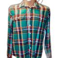 Polo By Ralph Lauren Shirts | Classic Fit Ralph Lauren Polo Flannel Shirt Green Plaid Men's Large | Color: Green/Red | Size: L