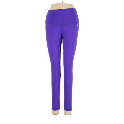 ABS2B Fitness Apparel Active Pants - Super Low Rise: Purple Activewear - Women's Size Medium