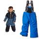 Killtec Jungen Skioverall/Schneeanzug mit Kapuze - KW 89 MNS ONPC, sturmblau, 110/116, 37241-000 & CMP Jungen Hose Ski Skihose, königlich_N951, 110