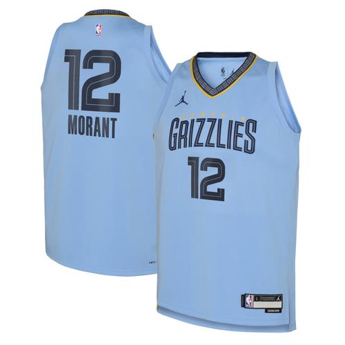Memphis Grizzlies Jordan Statement Edition Swingman Jersey 22 - Light Blue Ja Morant Youth