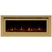 Touchstone The Sideline Deluxe Gold Smart Electric Fireplace, Glass in Yellow | 21.5 H x 50 W x 5.5 D in | Wayfair 86275