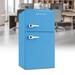 Avanti Products Avanti Retro Series Compact Refrigerator & Freezer, 3.0 cu. ft. Metal in Blue | 34.5 H x 18 W x 20.75 D in | Wayfair RMRT30X6BL-IS