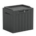 Devoko 32 Gallon Water Resistant Lockable Deck Box w/ Seat Resin | 20.87 H x 22.04 W x 16.34 D in | Wayfair Fair00634