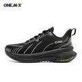 ONEMIX-Chaussures de course respirantes pour hommes baskets noires chaussures de sport de marche