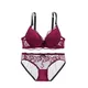 Ensemble soutien-gorge et culotte en dentelle blanche pour femmes soutien-gorge push-up