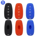 Xinyuexin – étui de clé en Silicone coque de clé pour Hyundai Santa FE Sonata NEXO housse de clé