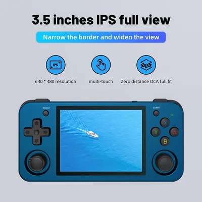 Console de jeu vidéo portable RG353M écran IPS de 3.5 pouces 20 000 jeux rétro batterie de