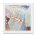 Orren Ellis Grandeur 36" x 36" Museum-Grade Luxurious Statement Wall Art in 4" Wide Frame Plastic/Acrylic in Blue/Brown | 36 H x 36 W in | Wayfair