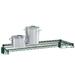 Focus FWS1436G Direct Wall Mount Kit w/ (2) 14"D Brackets & (1) 36"W Wire Shelf, Epoxy, Green Epoxy, 36" x 14"