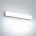 Wrought Studio™ Claudean Modern Integrated LED 6500K Cool Vanity Light in White | 1.77 H x 1.97 W x 23.62 D in | Wayfair