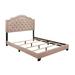 Red Barrel Studio® Tufted Standard Bed Upholstered/Microfiber/Microsuede in Brown | 4.53 H x 33.1 W x 66.9 D in | Wayfair