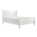 Canora Grey Thrud Sleigh Bed Wood in White | 6 H x 58.5 W x 76.25 D in | Wayfair 11FE06A4AD8045A6AB6BE8384C1A514B