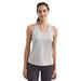 TriDri TD042 Women's Yoga Knot Tank Top in Silver Melange size Large | Polyester