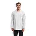 Artisan Collection by Reprime RP657 Long-Sleeve Sustainable Chef's Jacket in White size 4XL | 65/35 polyester/cotton