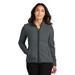 Port Authority L110 Women's Connection Fleece Jacket in Charcoal size 3XL | Polyester fleece