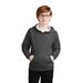 Sport-Tek YSTF200 Youth Drive Fleece Pullover Hoodie in Graphite Grey size Medium | 60/40 cotton/polyester fleece