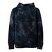 Independent Trading Co. PRM1500TD Youth Midweight Tie-Dye Hooded Pullover T-Shirt in Tie Dye Black size Small | Cotton/Polyester Blend