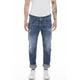Straight-Jeans REPLAY "Groover" Gr. 31, Länge 30, blau (medium blue) Herren Jeans Straight Fit