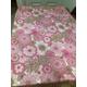 Vintage St Michael's Pair of Pink Floral Curtains