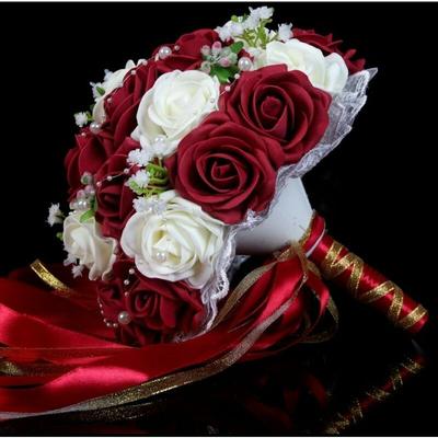 Leisei - Bouquet Mariage Rose/Ro...