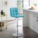 Roxie Faux Leather Adjustable Height Bar Stool