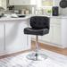 Reilly Adjustable Faux Leather Barstool