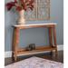Perley Marble and Wood Console Table