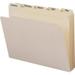 Smead 1/5 Tab Cut Letter Recycled Top Tab File Folder - 8 1/2 x 11 - 3/4 Expansion - Top Tab Location - Assorted Position Tab Position - Manila - 10% Recycled - 12 / Set | Bundle of 2 Sets